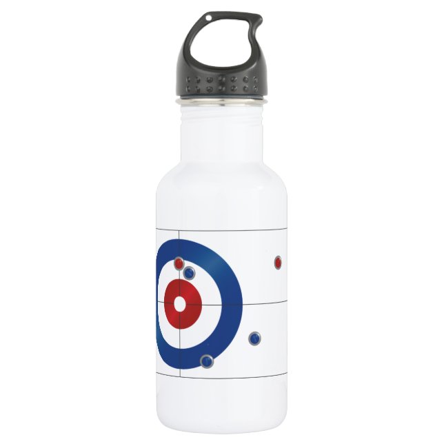 Rocks in the house stainless steel water bottle (Front)