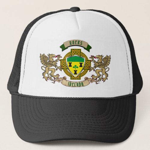 Rocks Irish Shield  Griffins Personalized   Trucker Hat
