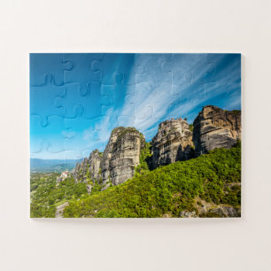 Rocks & Monasteries of Meteora Greece  Jigsaw Puzzle
