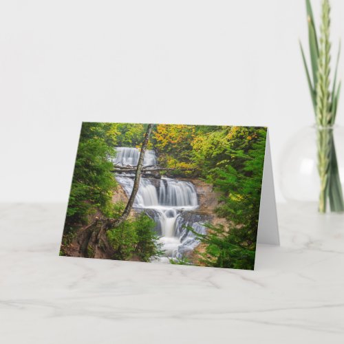 Rocks National Lakeshore Sable Falls Card