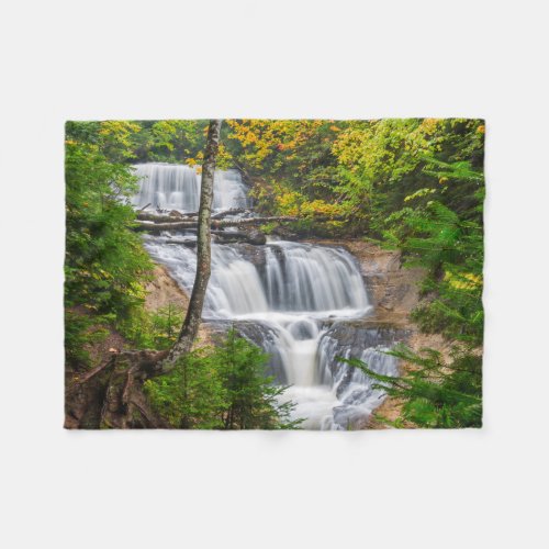 Rocks National Lakeshore Sable Falls Fleece Blanket