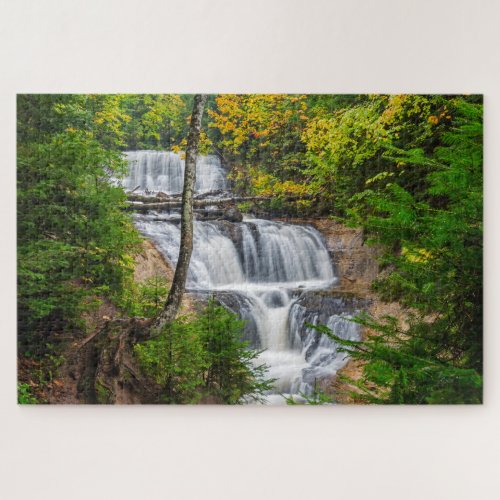 Rocks National Lakeshore Sable Falls Jigsaw Puzzle