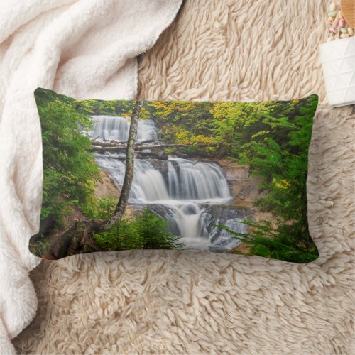 Rocks National Lakeshore Sable Falls Lumbar Pillow