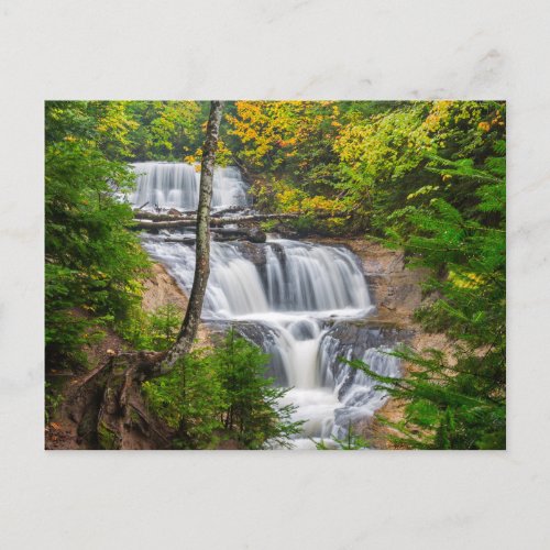 Rocks National Lakeshore Sable Falls Postcard