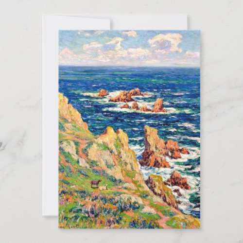 Rocks of Penharn Bay Card