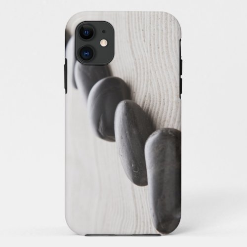 Rocks on sand iPhone 11 case