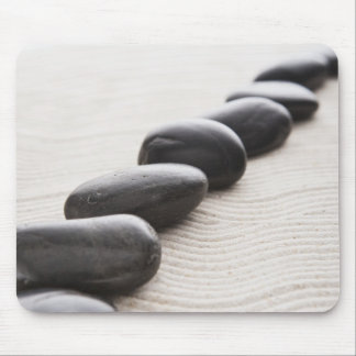 Rocks on sand mouse pad