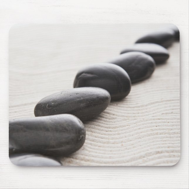 Rocks on sand mouse pad (Front)