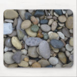 Rocks on the Beach Mouse Pad<br><div class="desc">How many hours have you spent looking for the elusive Petoskey stones?  Here is a chance to find one every time you look!  Give the gift of a walk on a Northern Michigan beach.</div>