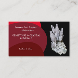 Rocks Quartz Crystals Business Card