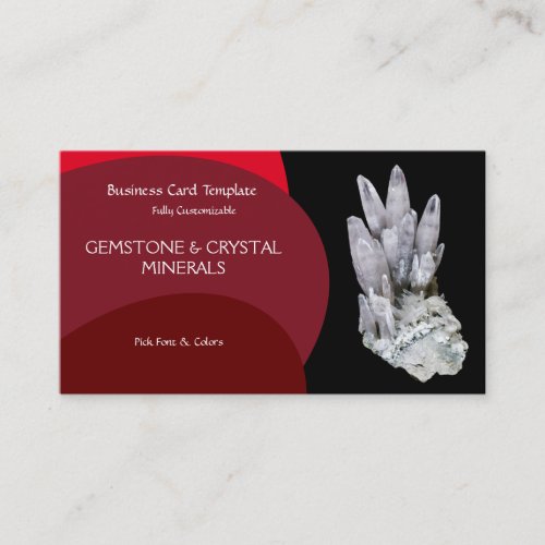 Rocks Quartz Crystals Business Card