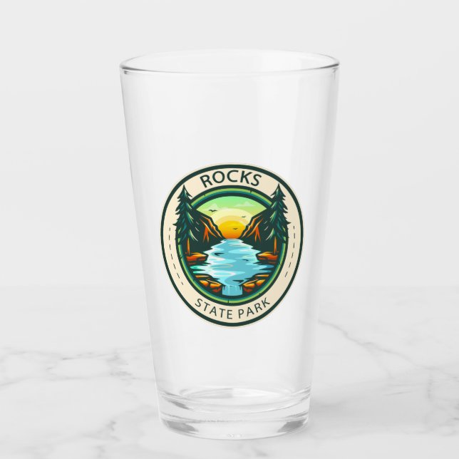 Rocks State Park Maryland Badge  Glass (Front)