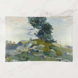 Rocks with Oak Tree, Van Gogh Oil Painting Trinket Tray