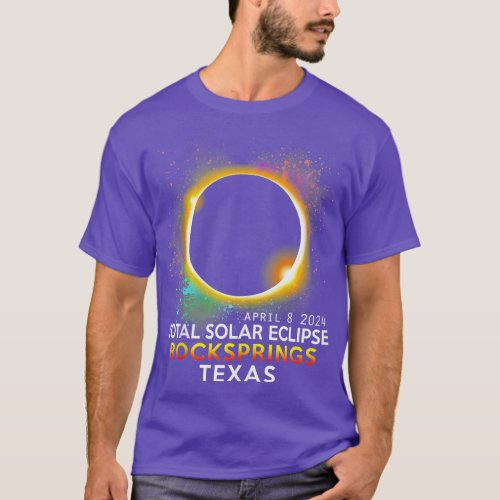 Rocksprings Texas Totality Total Solar Eclipse Apr T_Shirt