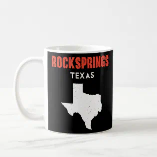 Rocksprings Texas USA State America Travel Texas  Coffee Mug