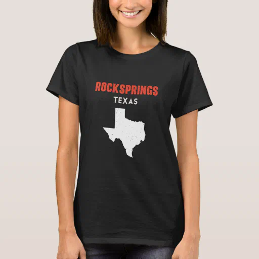 Rocksprings Texas USA State America Travel Texas  T-Shirt