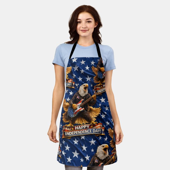 Rockstar American Eagle, happy Independence Day al Apron (Worn)