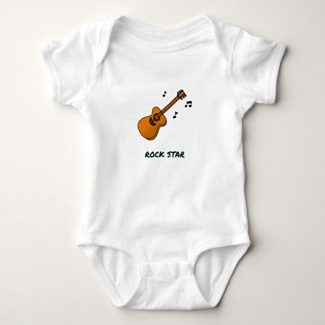RockStar Baby Bodysuit (Front)