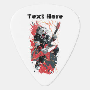 Rockstar Cat Guitar Pick