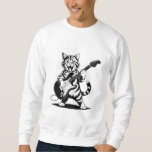 Rockstar Cat Guitar Solo – Funny Music Lover Gift Sweatshirt