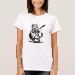 Rockstar Cat Guitar Solo – Funny Music Lover Gift T-Shirt