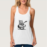 Rockstar Cat Guitar Solo – Funny Music Lover Gift Tank Top