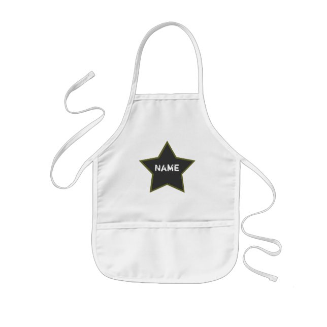 Rockstar Chef Personalized Apron for Boys (Front)