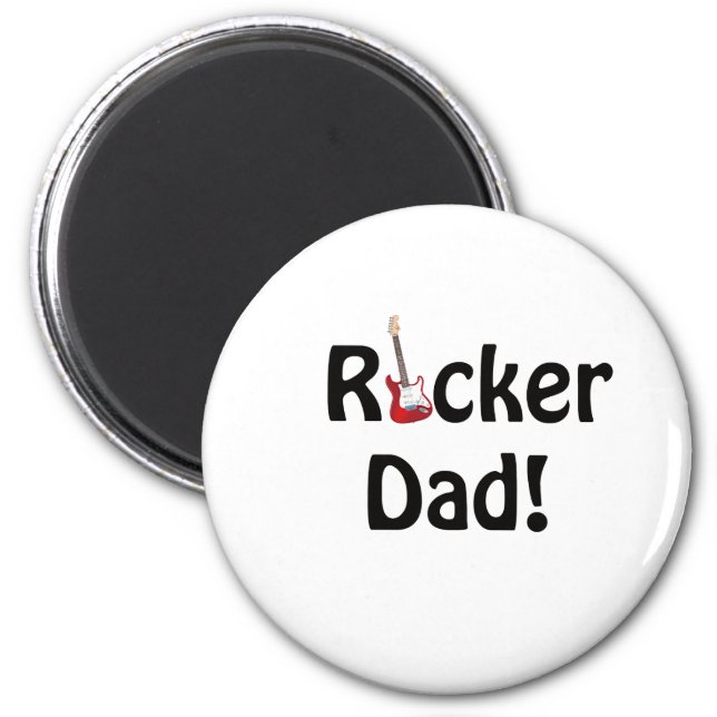 Rockstar Dad Magnet (Front)