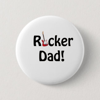 Rockstar Dad Pinback Button