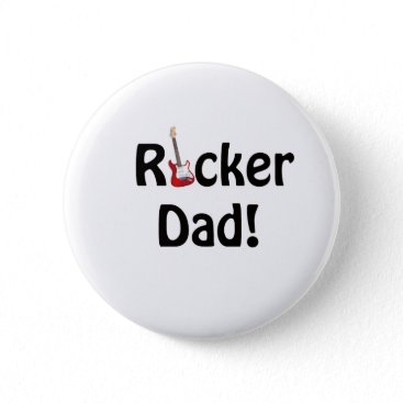 Rockstar Dad Pinback Button