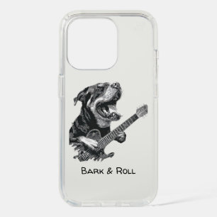 Rockstar Dog Guitar – Vintage Music Animal iPhone 15 Pro Case