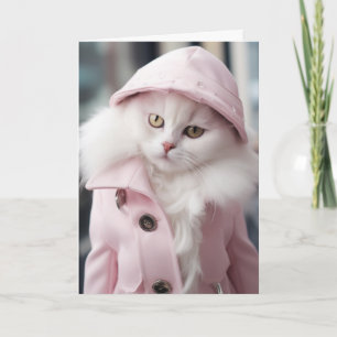 Rockstar Encouragement Cat Greeting Card