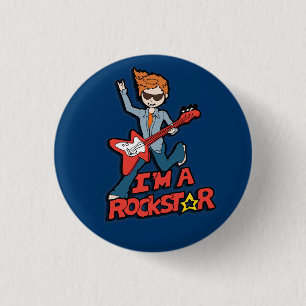 Rockstar guitar boy button