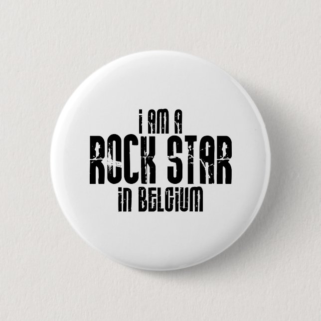 Rockstar In Belgium Button (Front)