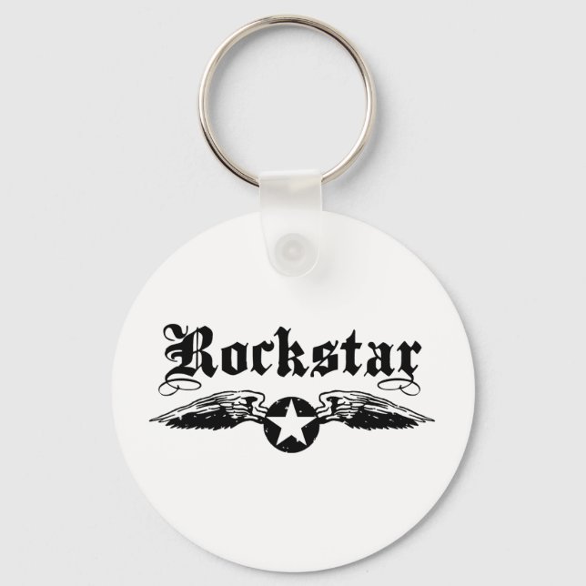 Rockstar Keychain (Front)