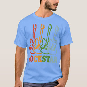 Rockstar Kids Vintage Guitar Rockstar Gift T-shirt