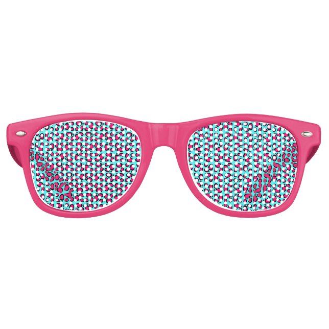 Rockstar Leopard Retro Sunglasses (Front)