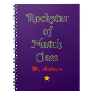 Rockstar of match class notebook