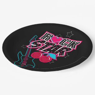 Rockstar Paper Plates