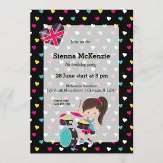 Rockstar party invitation