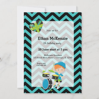 Rockstar party invitation