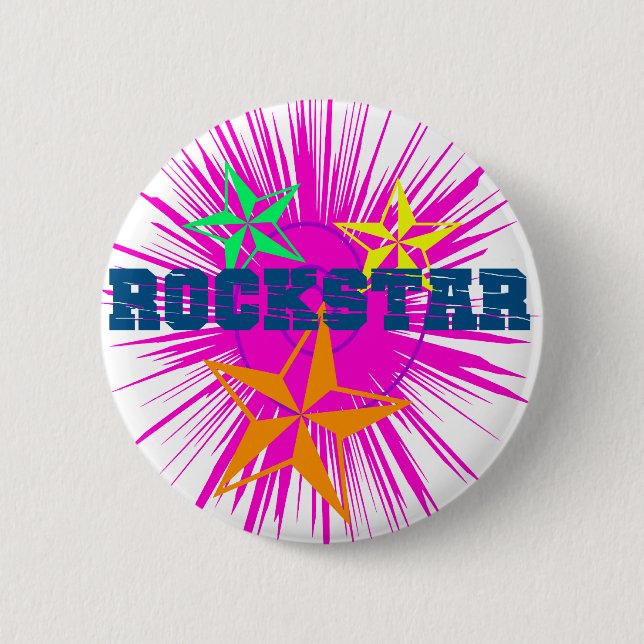 RockStar Pinback Button (Front)