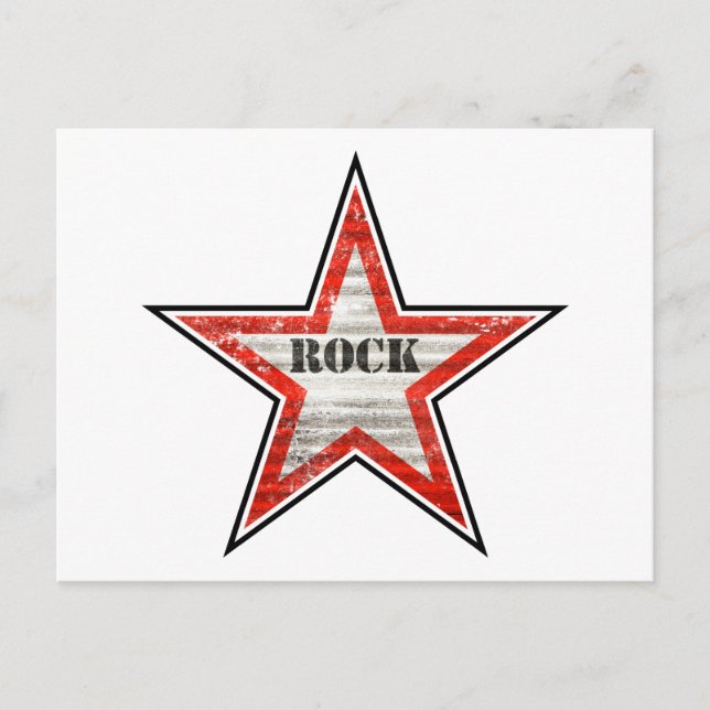 Rockstar Postcard (white background) (Front)