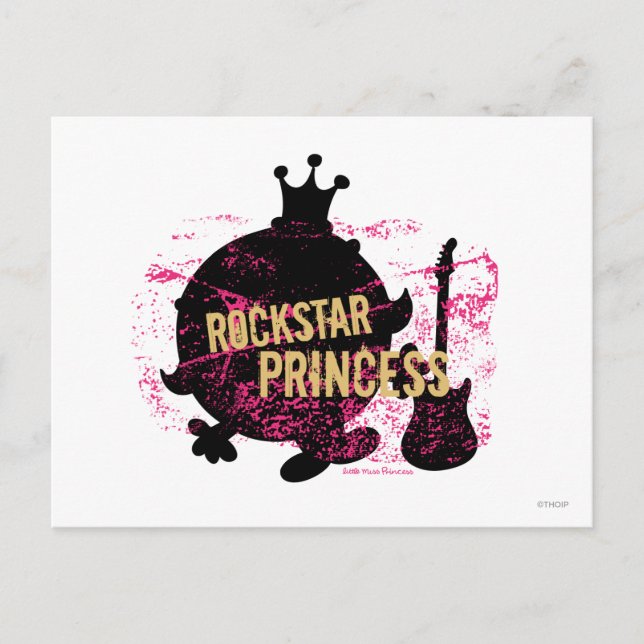 Rockstar Princess Postcard (Front)