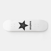 Robijn banaan kogel ROCKSTAR! skate board | Zazzle