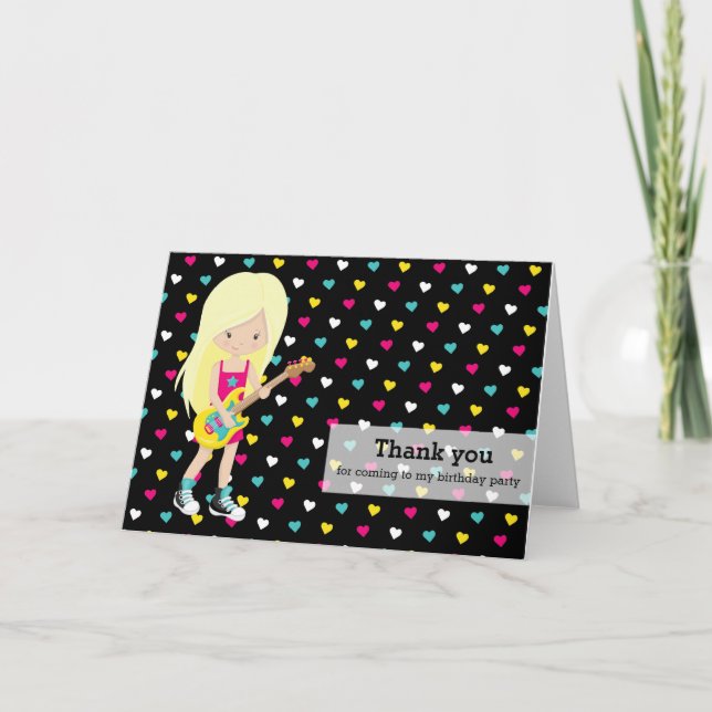Rockstar Thank you Card (Front)