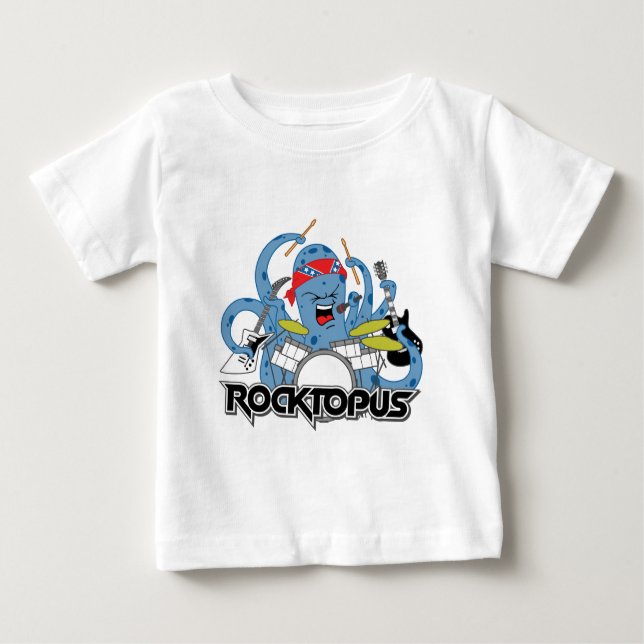 Rocktopus Baby T-Shirt (Front)