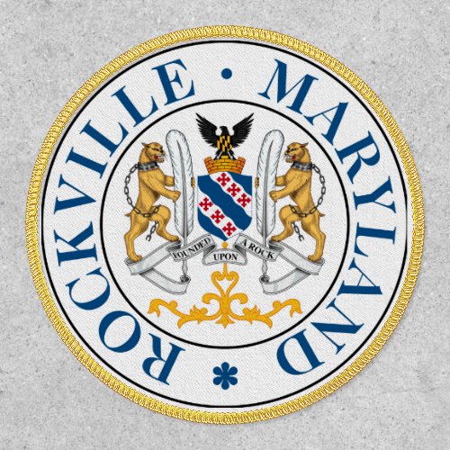 Rockville Maryland seal Patch