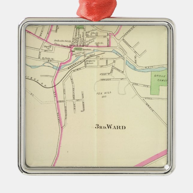 Rockville Metal Ornament (Front)