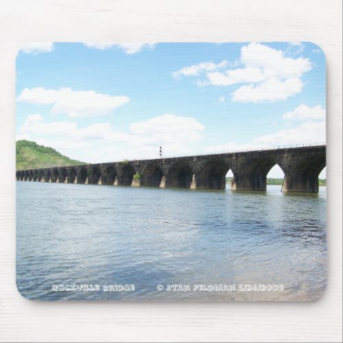 Rockville Stone Masonry Arch Railway Bridge Mouse Pad